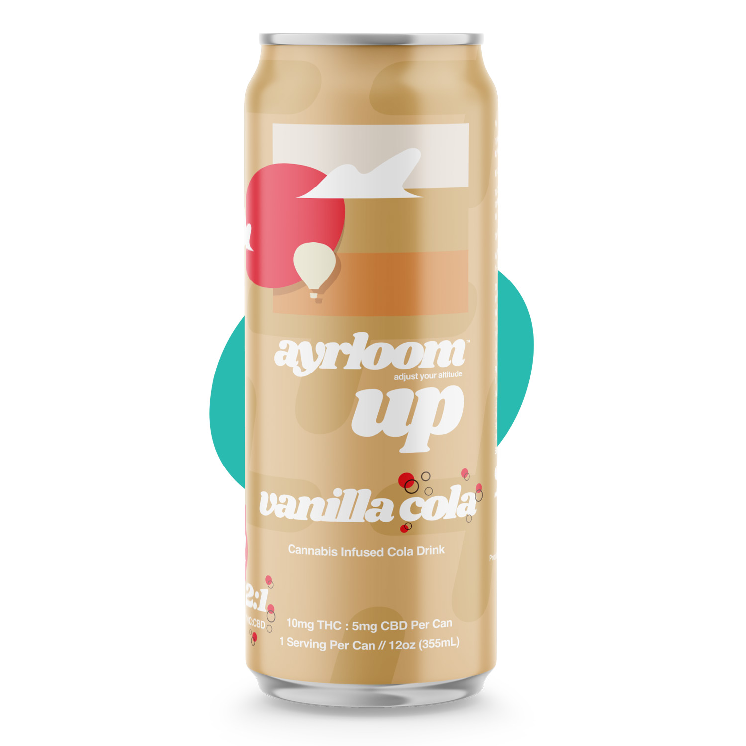 Ayrloom Vanilla Cola UP 2:1 Drink 4-pack {40mg}