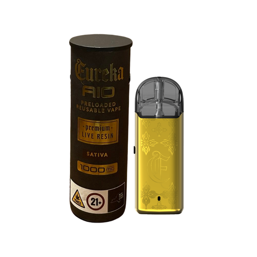 Eureka Amnesia Haze Premium Live Resin All-In-One Vapes  (Indica) {1g}