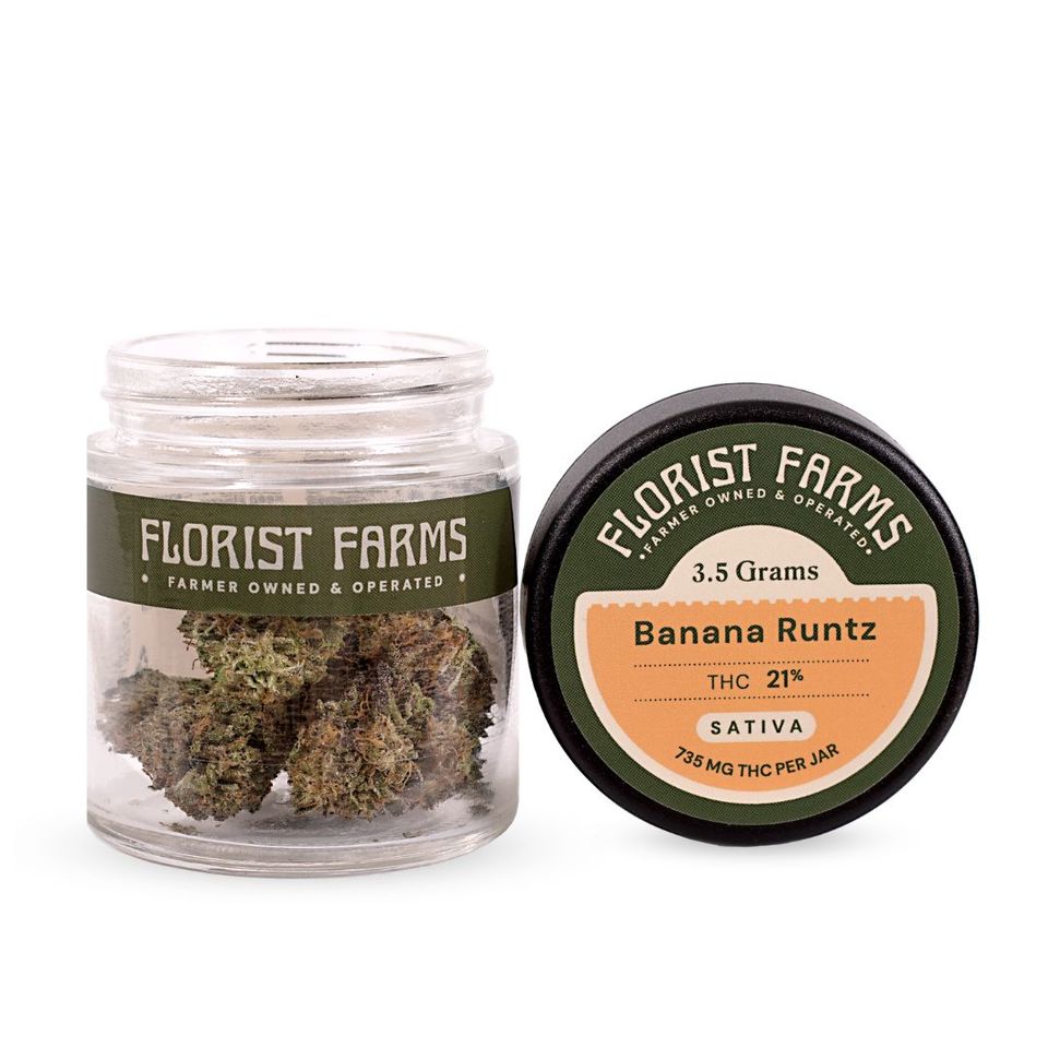 Florist Farms Banana Runtz Flower (Sativa) 21% {3.5g}