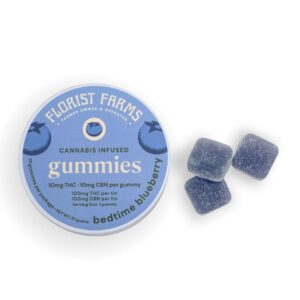 Florist Farms Blueberry Edibles 10-pack (Indica) {100mg}