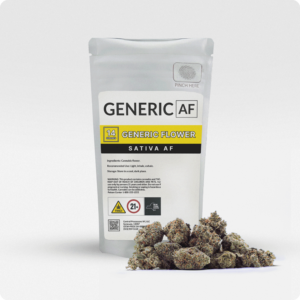 GenericAF 14SativaFlowerandBag Mockup FINAL 02