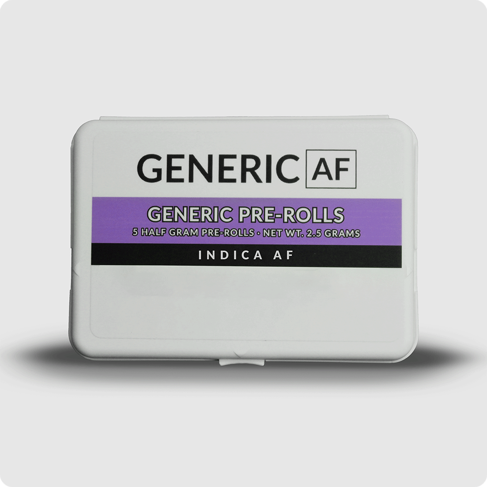 Generic AF Pre-Rolls 5-pack (Indica) 21% {2.5g}