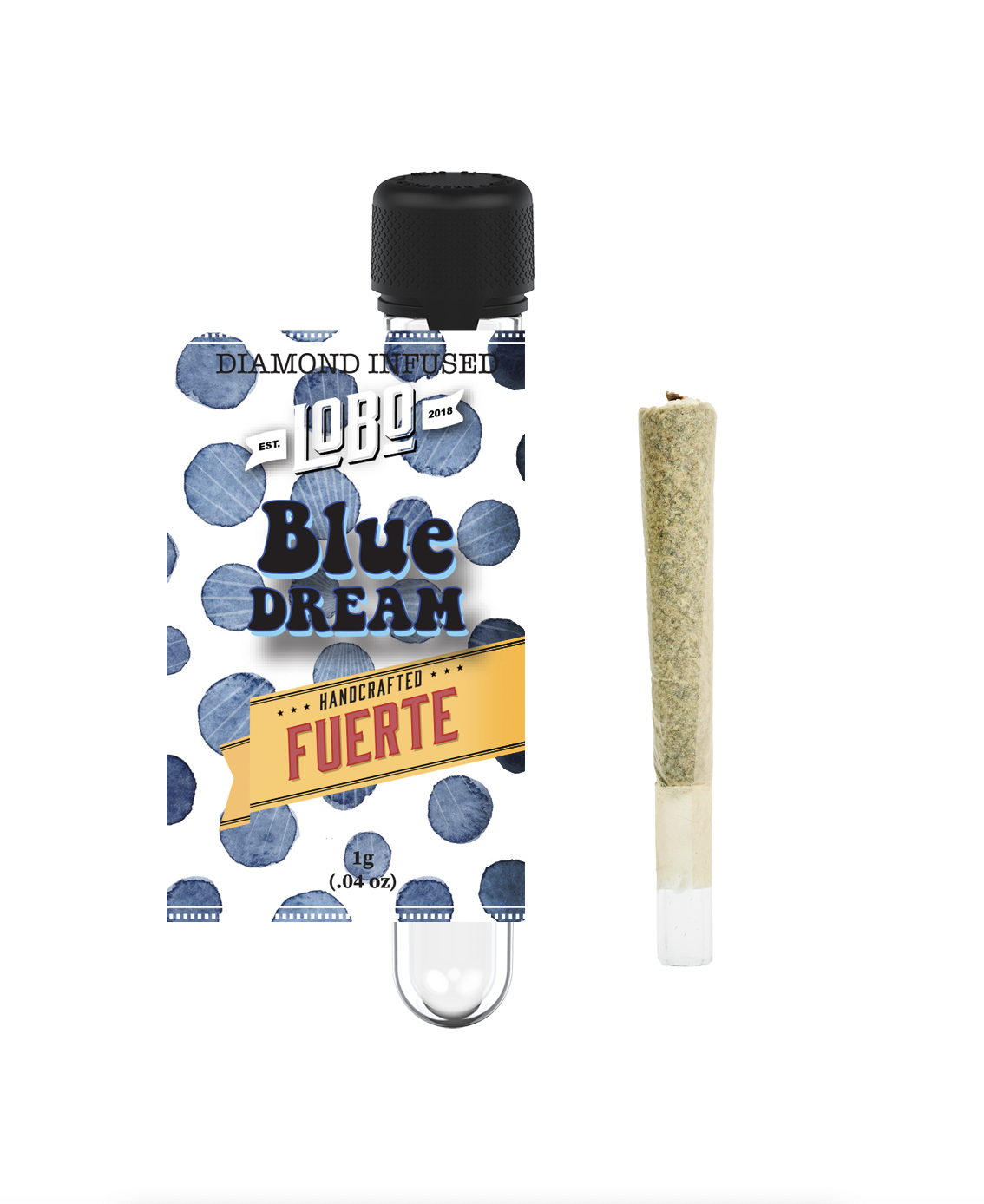 Lobo Blue Dream Fuerte Infused Pre-Roll 35% {1g}