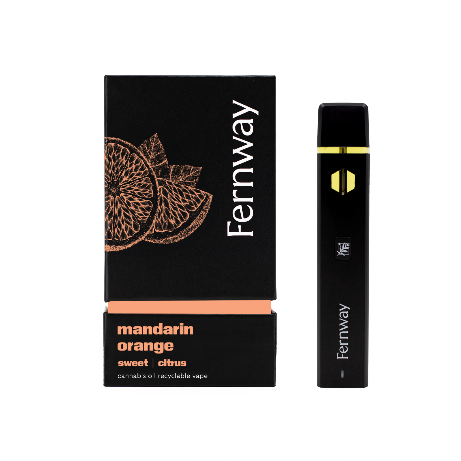 Fernway Mandarin Orange Traveler Disposable Vape (Sativa) {2g}