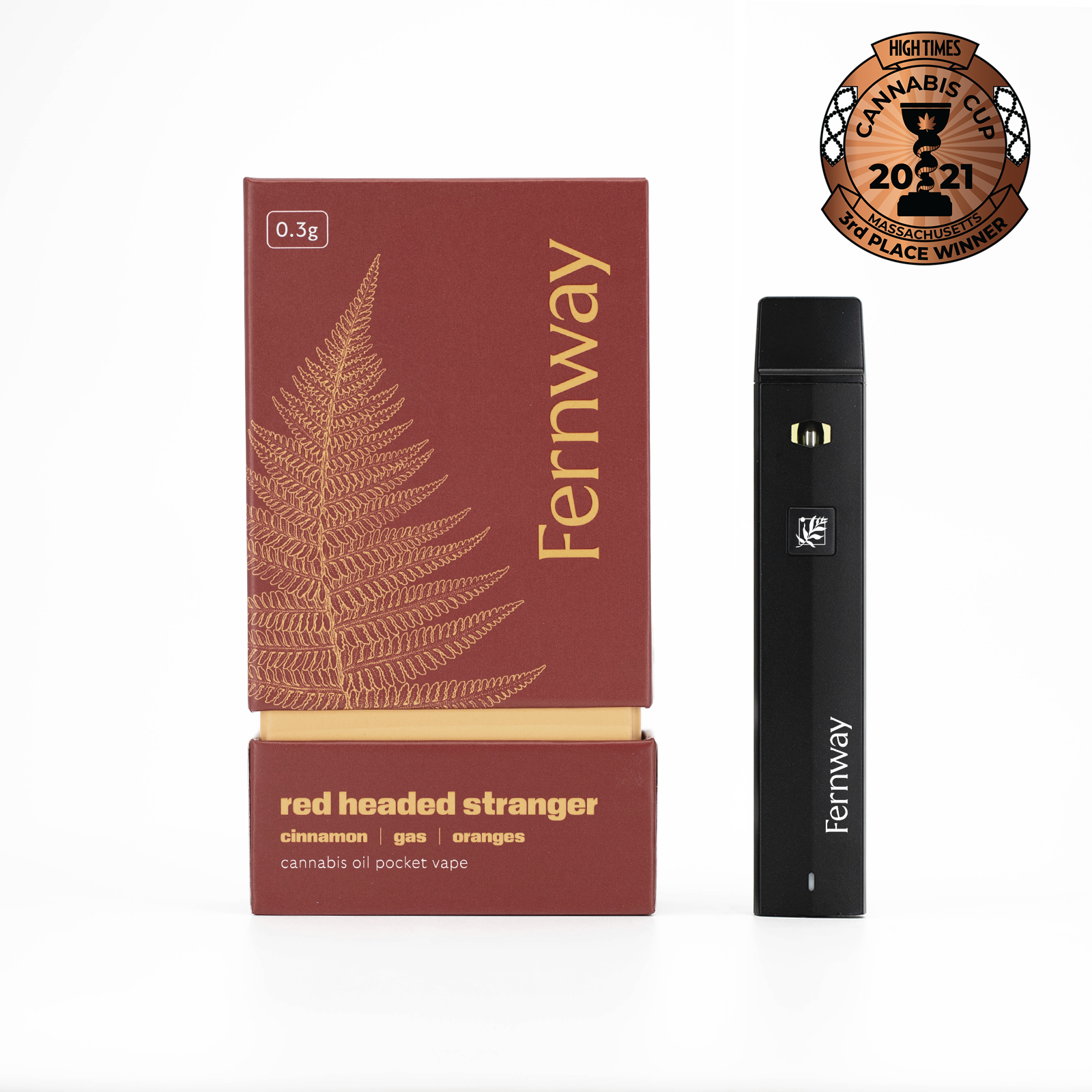 Fernway Red Headed Stranger Traveler Disposable Vape (Sativa) 80.97% {0.3g}