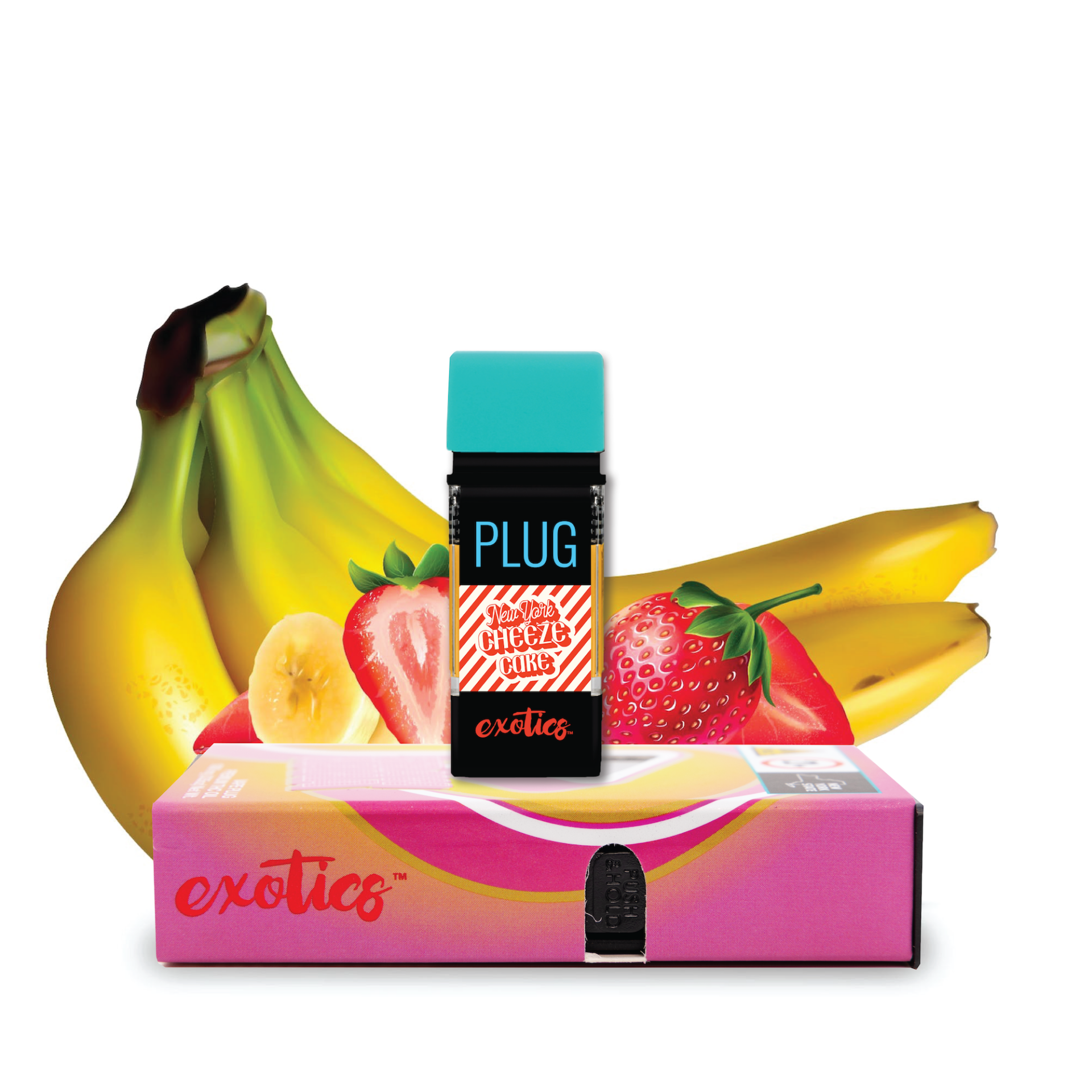 Plug N Play Strawnana Starter Kit Vape Pods  (Indica) {1g}