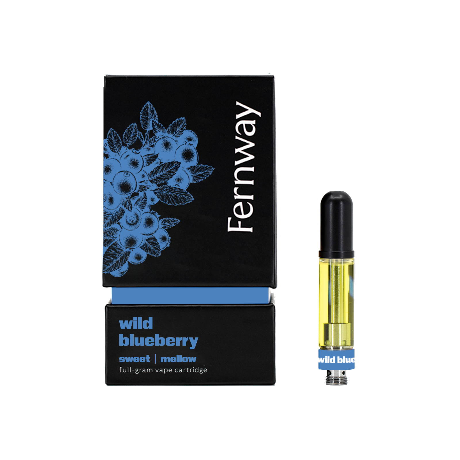Fernway Wild Blueberry Cartridge Vape (Indica) {1g}