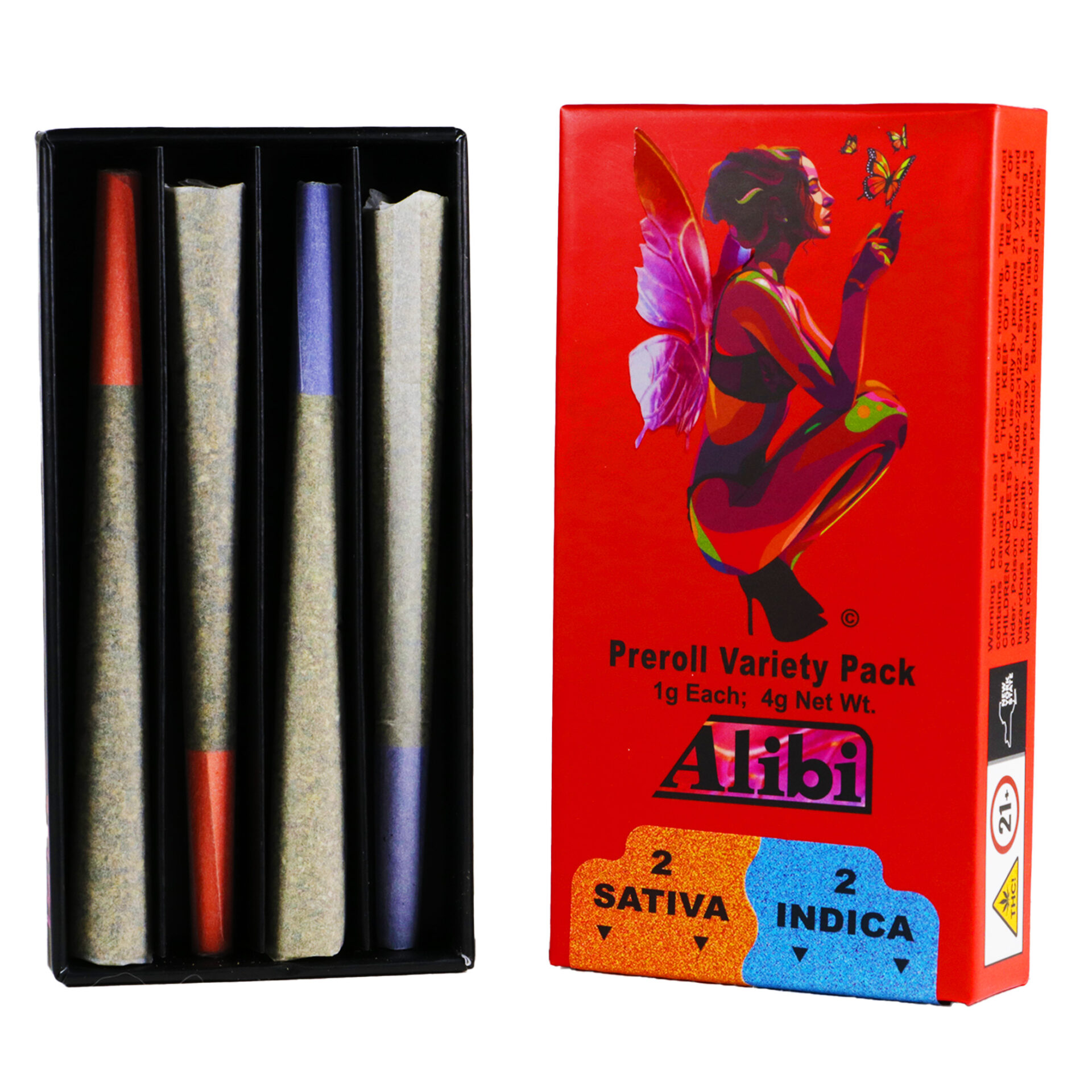 Alibi Dream Star x Caramel Cream Pre-Rolls 4-pack (Hybrid) 27.20% {4g}