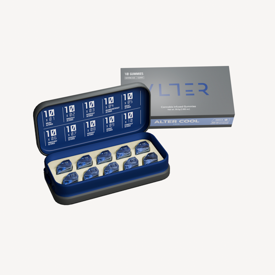 Alter Mint Cool Gummies 10-pack (Indica) {100mg}