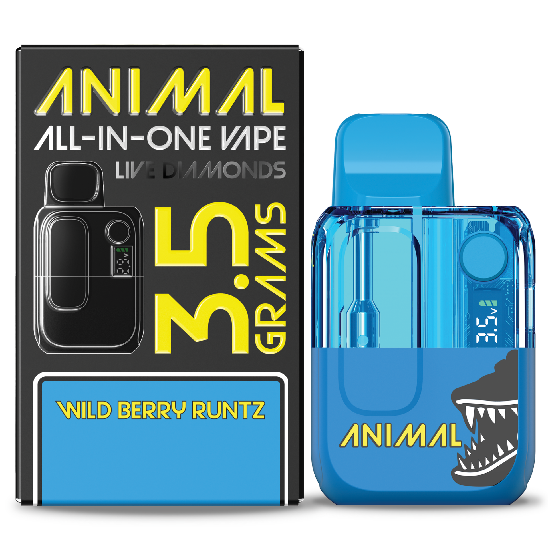 Animal Wild Berry Runtz All-In-One Vapes  (Hybrid) 71.64% {3.5g}