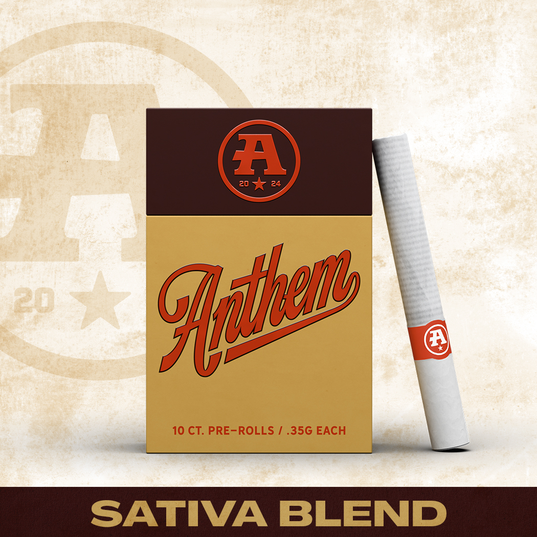 Anthem Sativa Blend Pre-Rolls 10-pack (Sativa) 29.23% {3.5g}