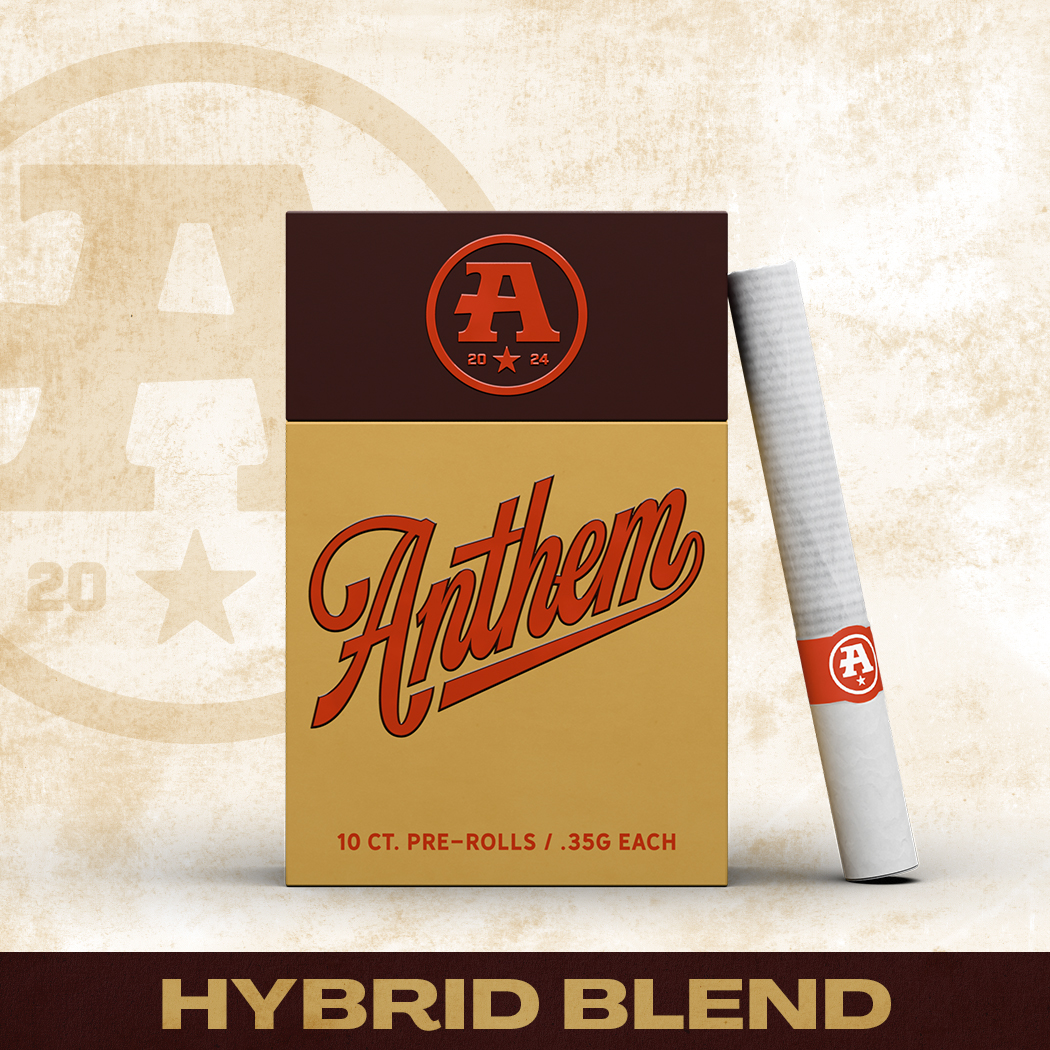 Anthem Hybrid Blend Pre-Rolls 10-pack (Hybrid) 26.67% {3.5g}
