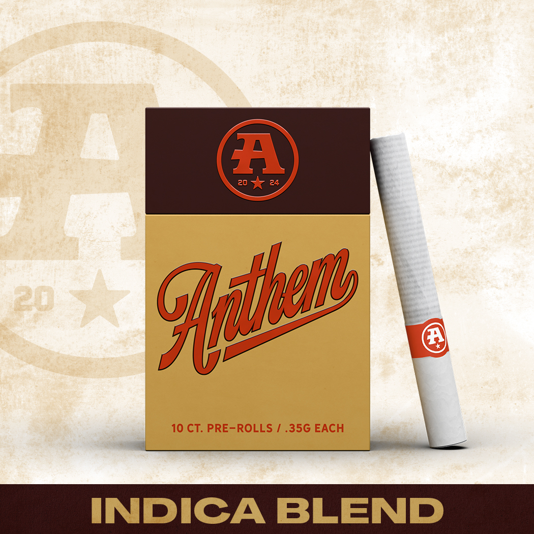 Anthem Indica Blend Pre-Rolls 10-pack (Indica) 30% {3.5g}