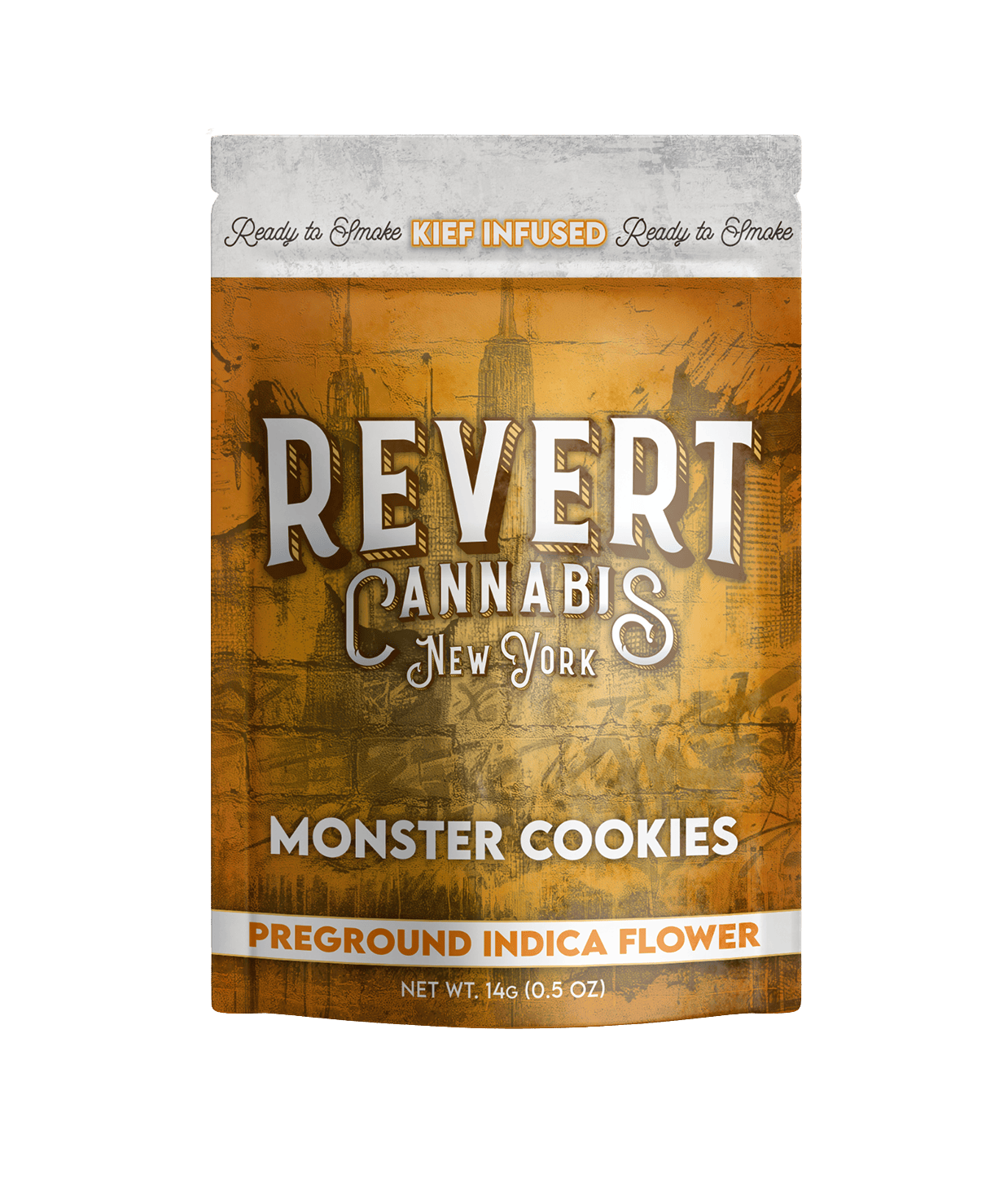 Revert Monster Cookies Keif Infused Ground Flower Flower  (Indica) 31.5% {14g}