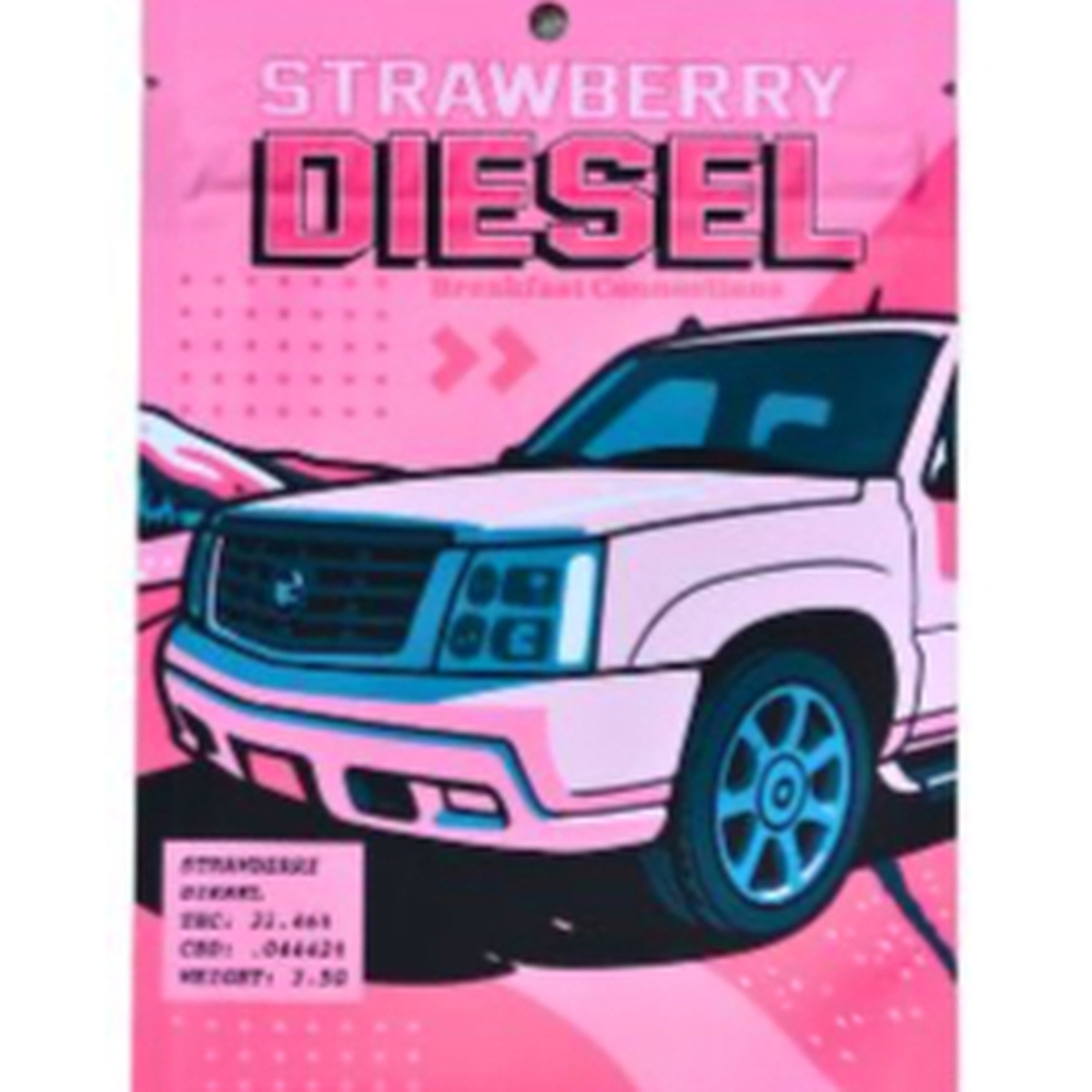 Breakfast Connections Strawberry Diesel Flower  (Hybrid) 31.46% {3.5g}