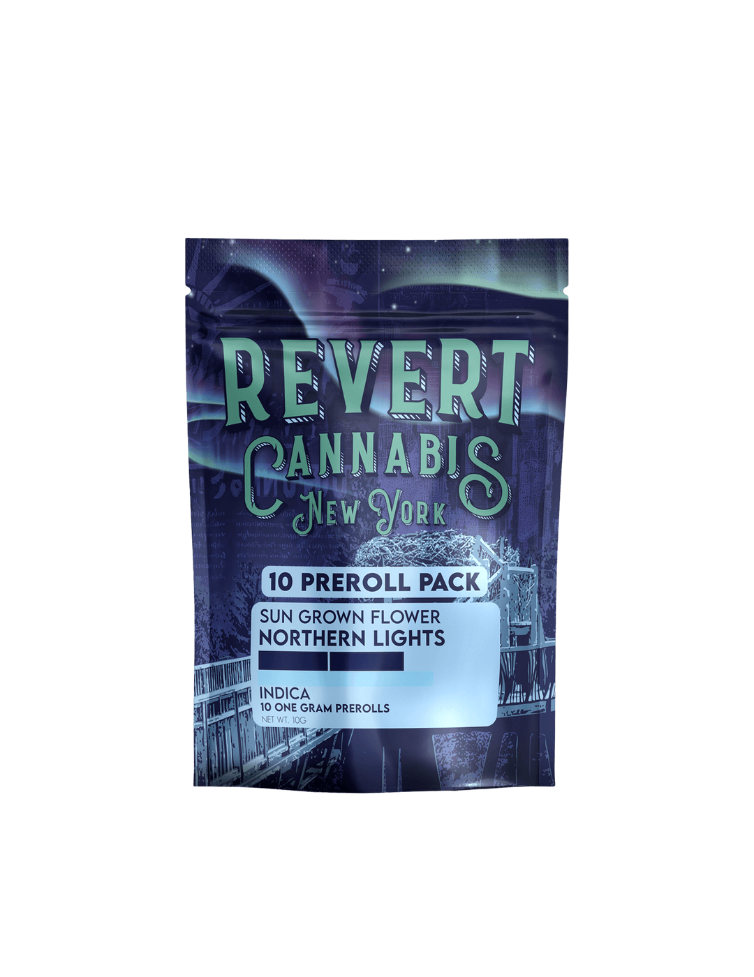 Revert Northern Lights Pre-Rolls 10-pack (Indica) 27% {10g}
