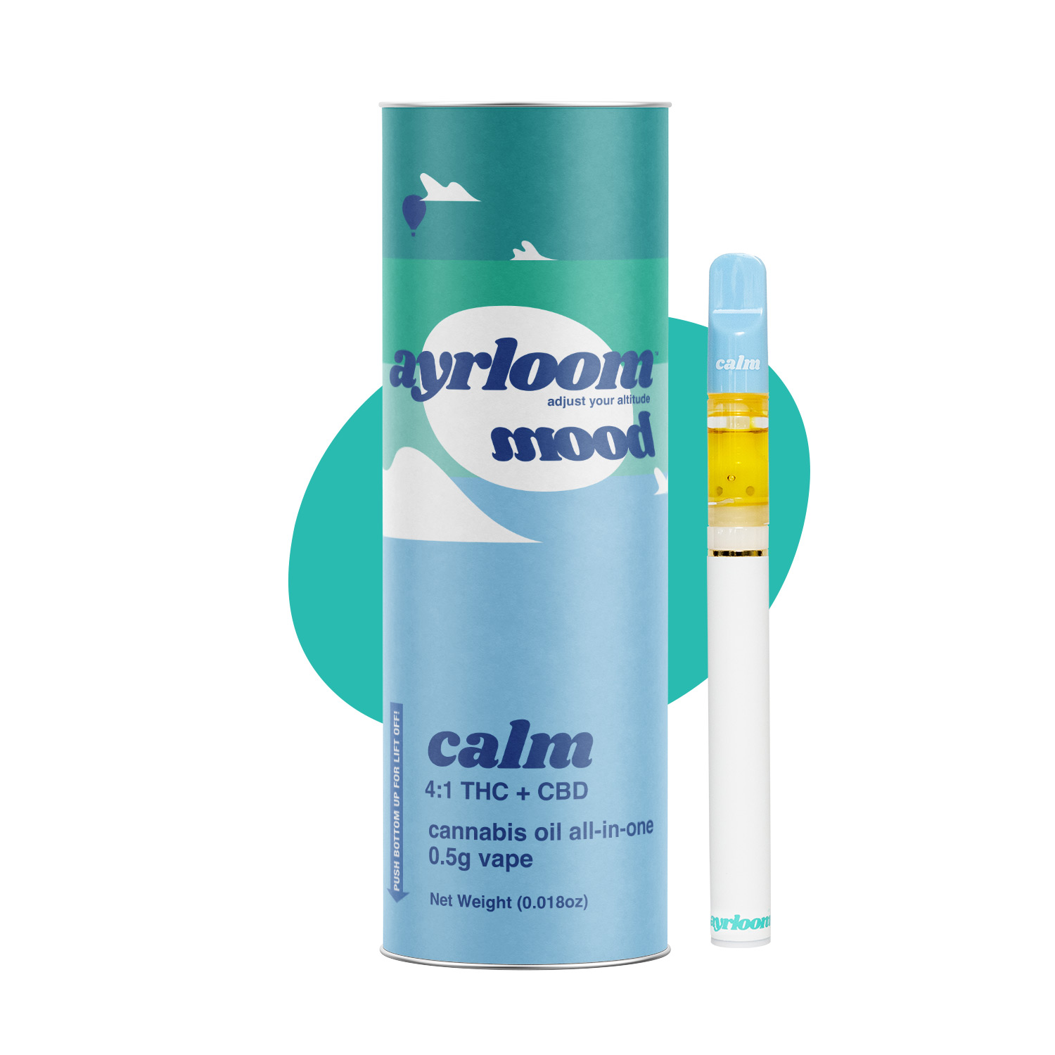 Ayrloom All-In-One Vapes  (Indica) {0.5g}