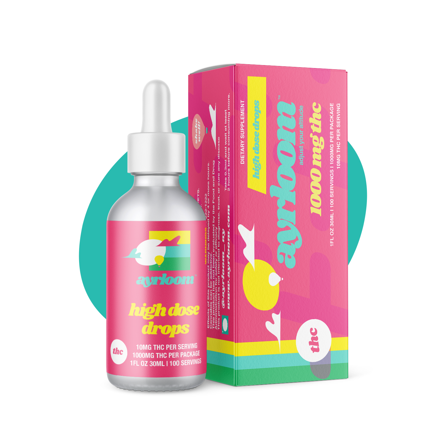 Ayrloom High Dose Tinctures {1000mg}