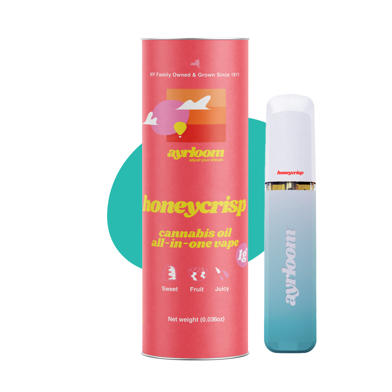Ayrloom Honeycrisp All in One Vape (Hybrid) {1g}