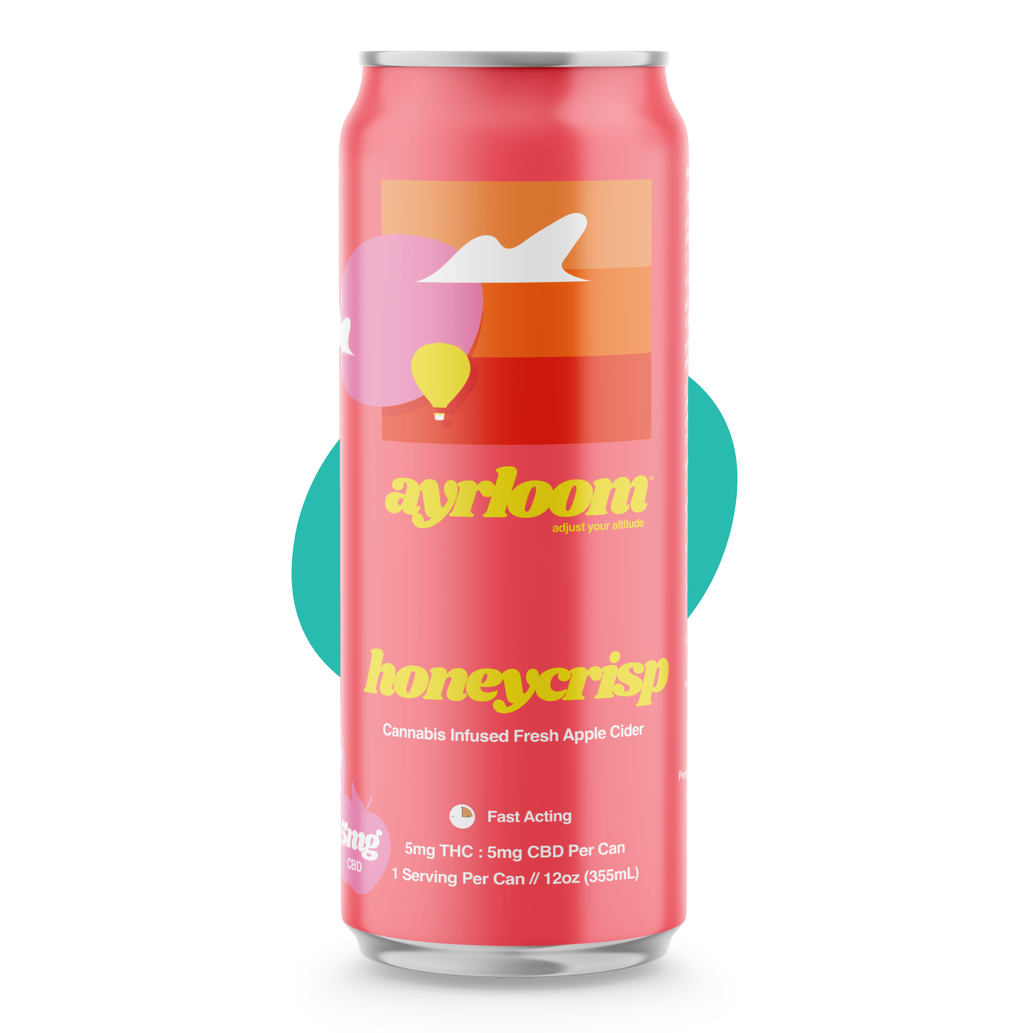 Ayrloom Honeycrisp Cider 1:1 Drink 4-pack (Hybrid) {20mg}