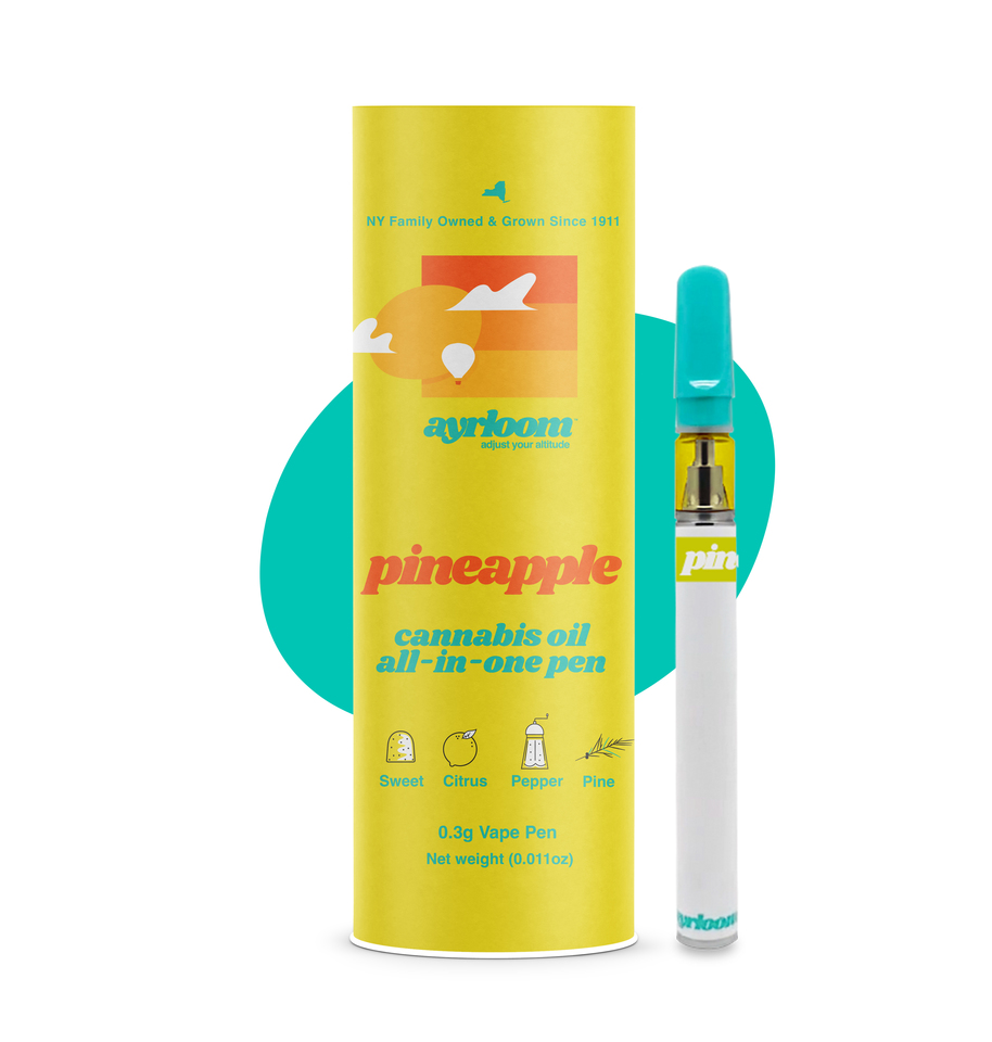 Ayrloom Pineapple Disposable Vape (Sativa) 90% {0.3g}
