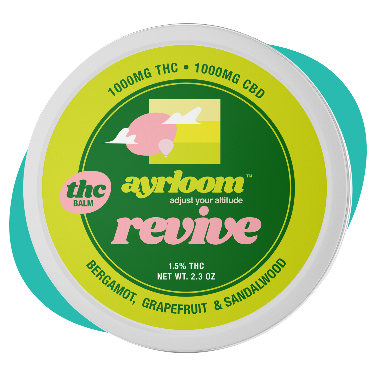 Ayrloom Revive Balm 1:1 Topicals {1000mg}