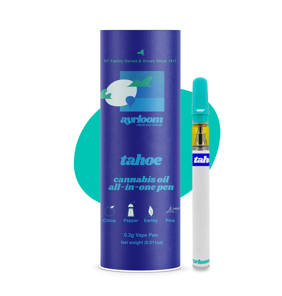 Ayrloom Tahoe Disposable Vape (Indica) 90% {0.3g}