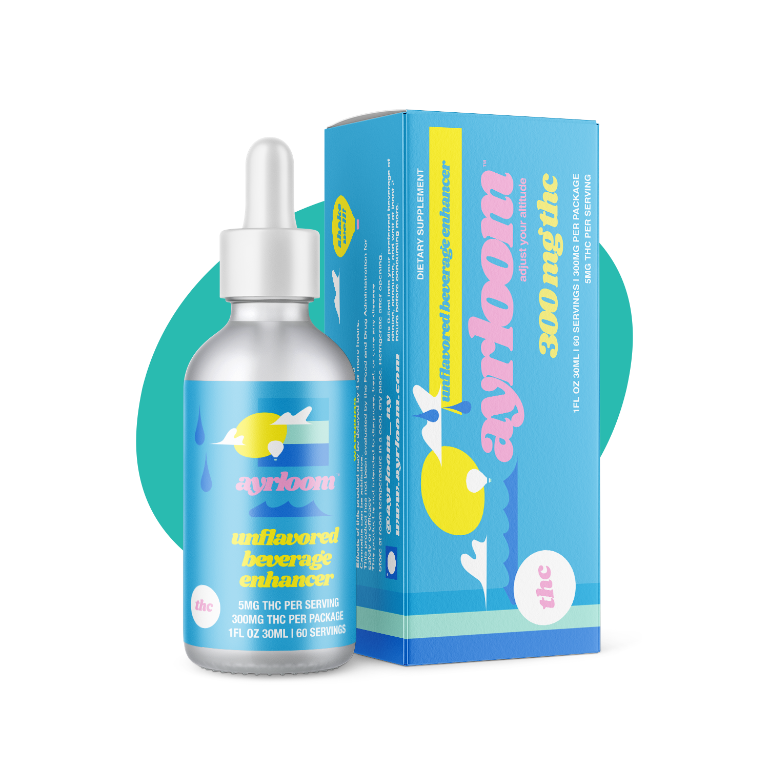 Ayrloom Unflavored Beverage Enhancer Tincture (Hybrid) {300mg}