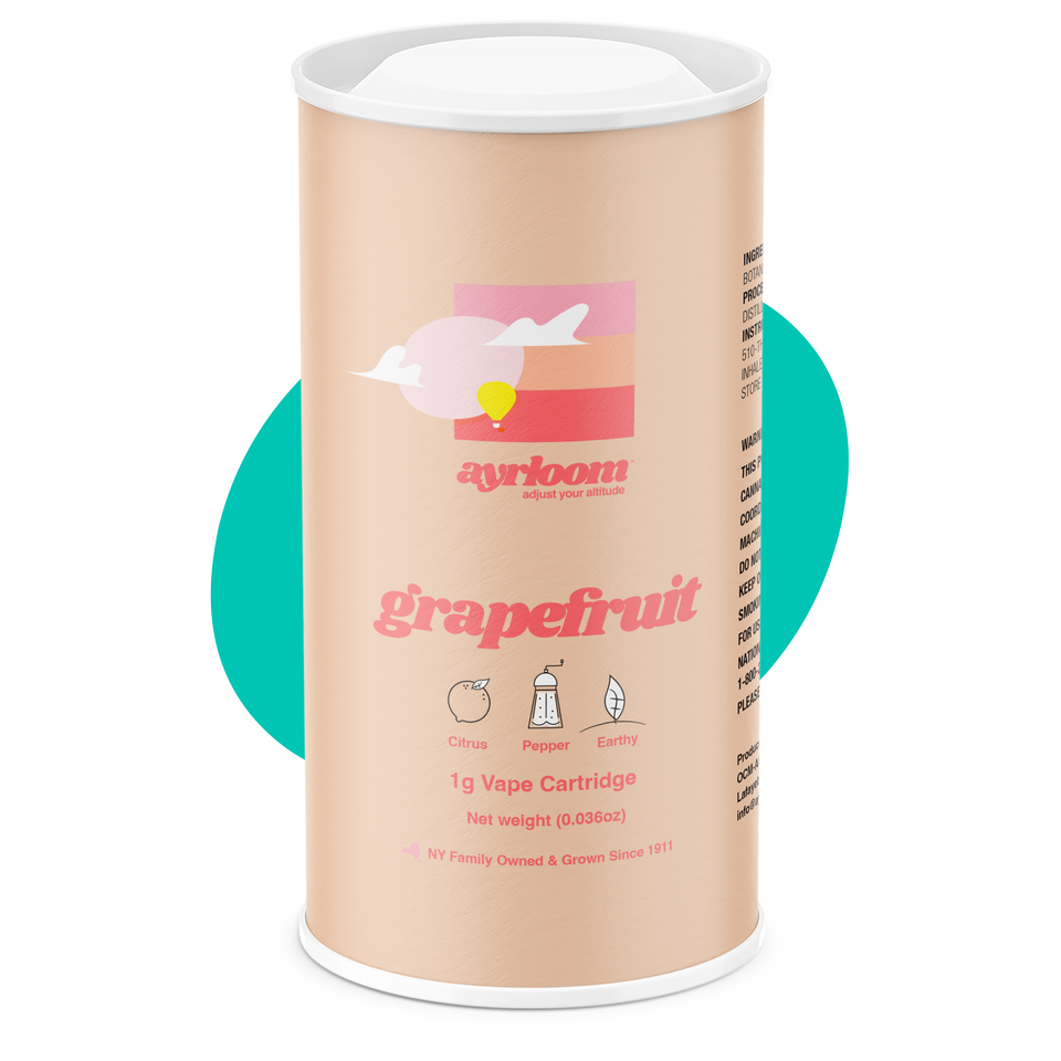 Ayrloom Grapefruit Cartridge Vape (Hybrid) 90% {1g}