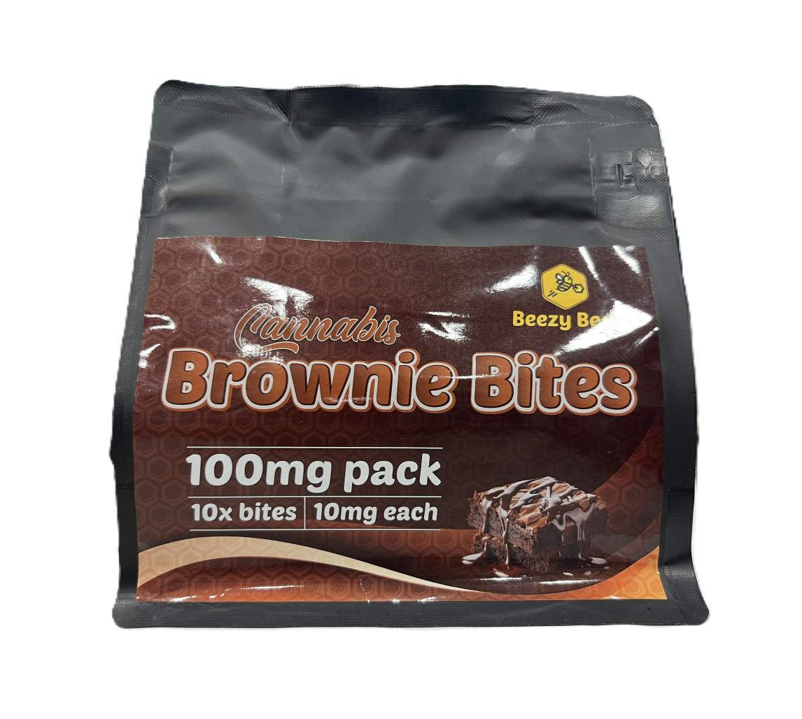 Beezy Bees Chocolate Brownies Edible 10-pack (Hybrid) {100mg}