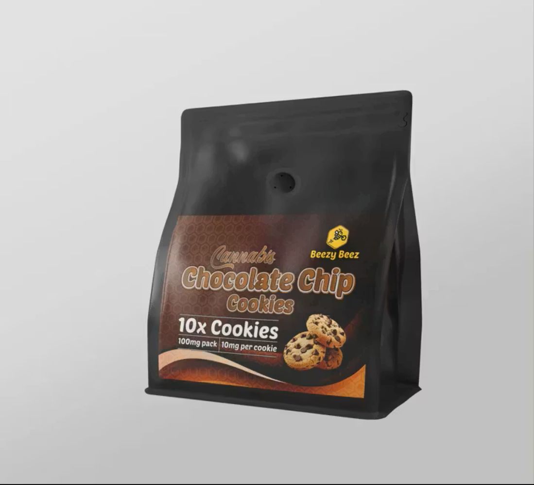 Beezy Bees Fresh Chocolate Chip Cookies Edible 10-pack (Hybrid) {100mg}
