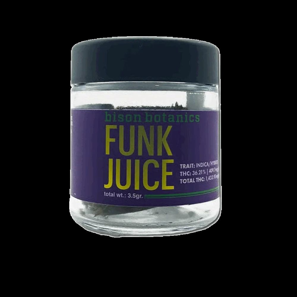 Bison Botanics Funk Juice Flower  (Hybrid Indica) 29% {3.5g}