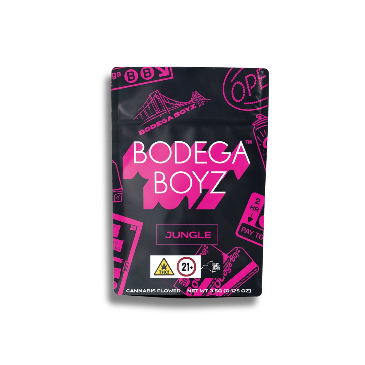 Bodega Boyz Jungle Flower (Indica) 26% {3.5g}