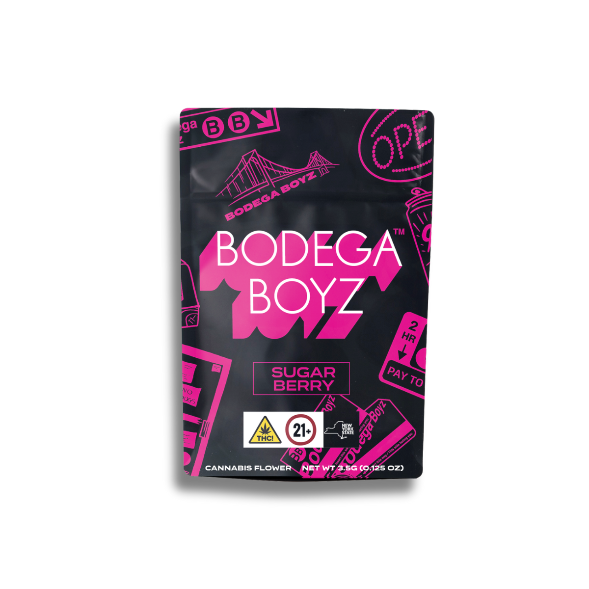 Bodega Boyz Sugar Berry Flower (Indica) 32.63% {3.5g}