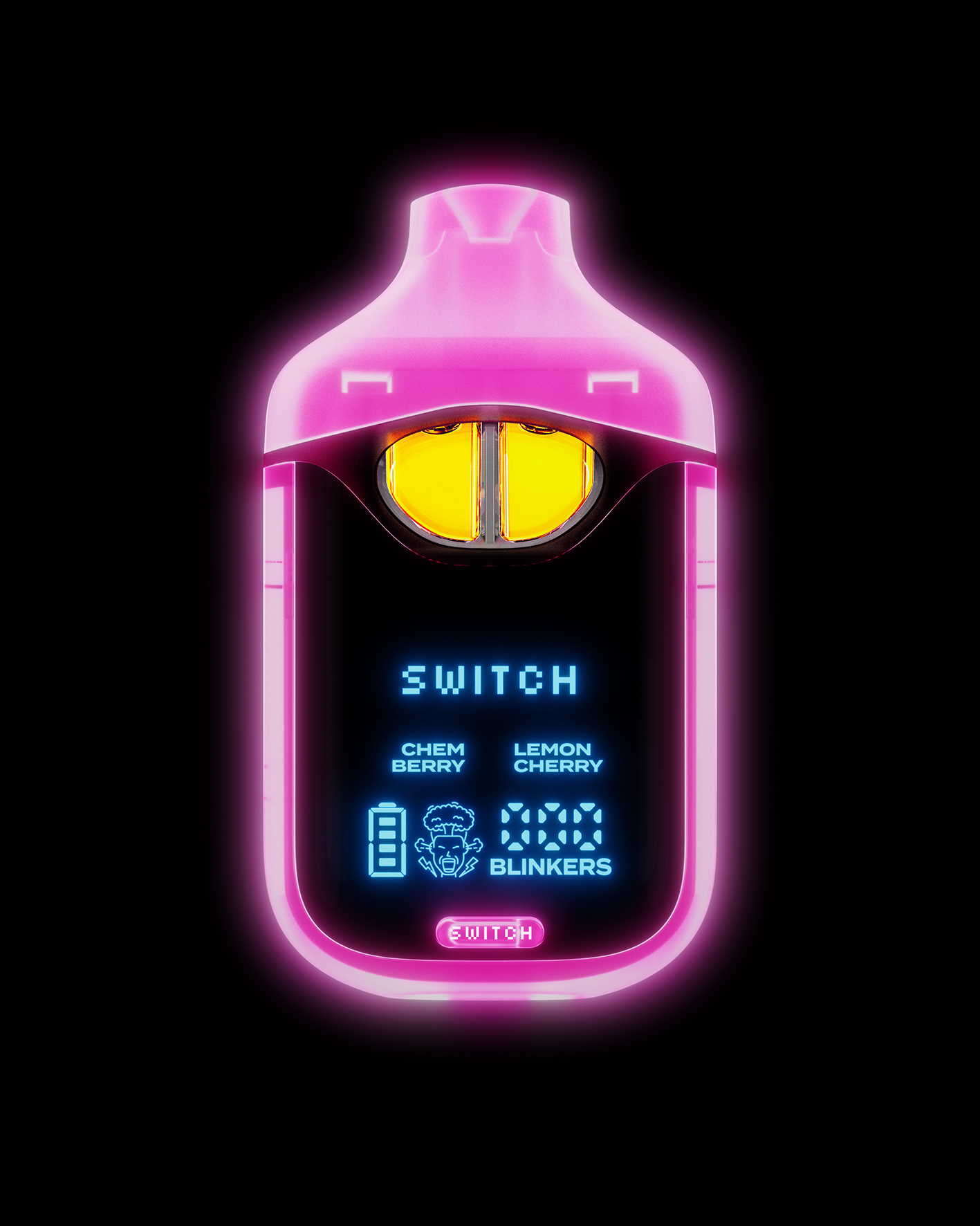 Boutiq Chem Berry x Lemon Cherry Switch Sativa/Hybrid All-In-One Vapes 92% {2g}