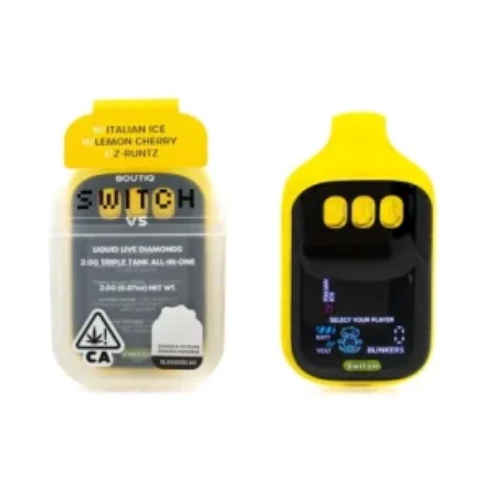 Boutiq Italian Ice x Lemon Cherry x Z-Runtz Switch All-In-One Vapes  (Hybrid Indica) 85.25% {2g}