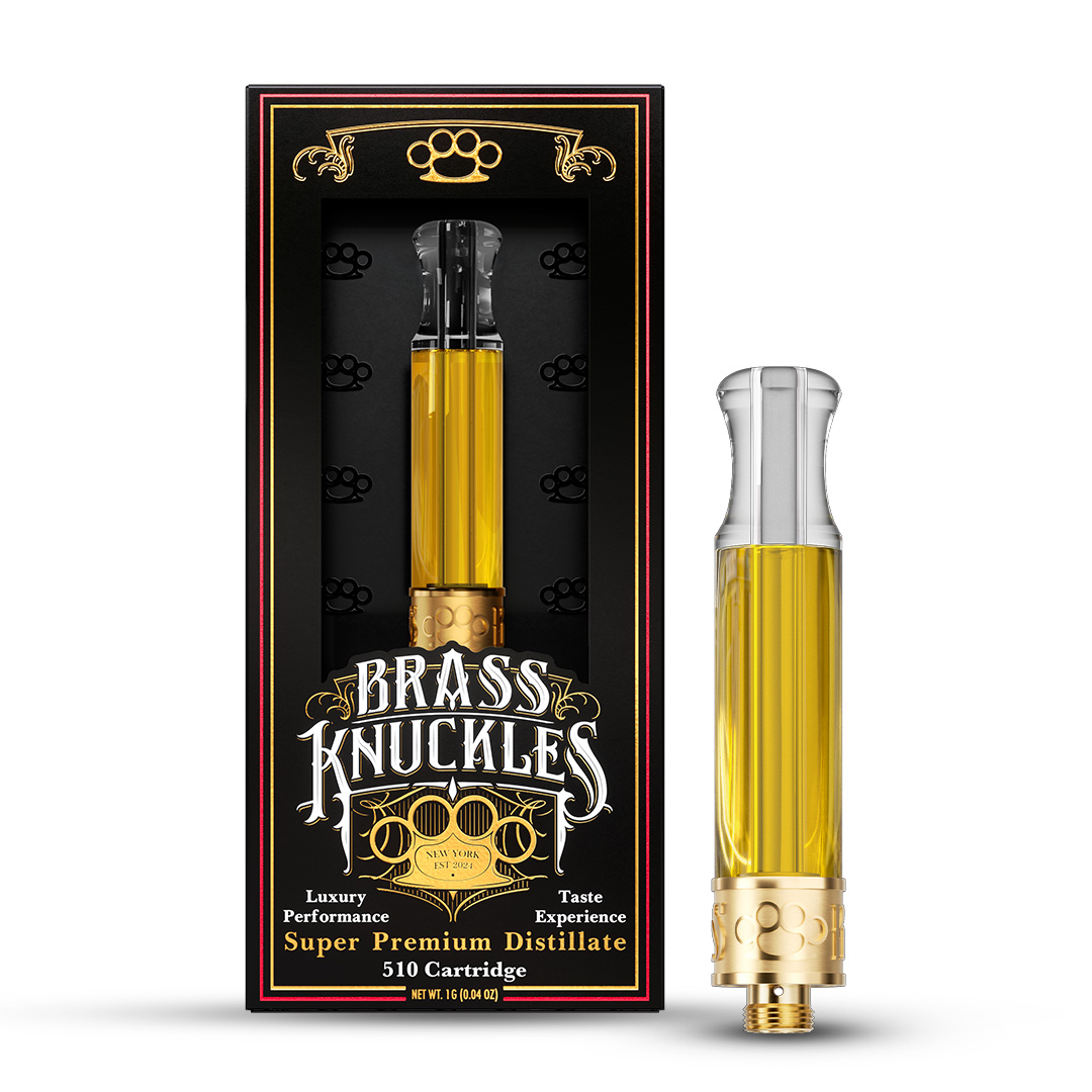 Brass Knuckles Alaskan Thunder Fuck Threaded Vape Cartridges  (Sativa) 77% {1g}