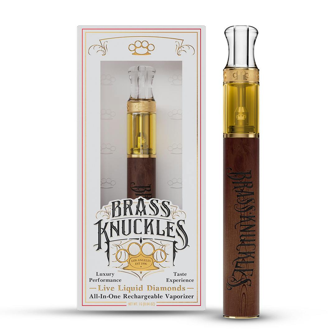 Brass Knuckles Skywalker OG Live Liquid Diamonds All-In-One Vapes  (Indica) 94.32% {1g}