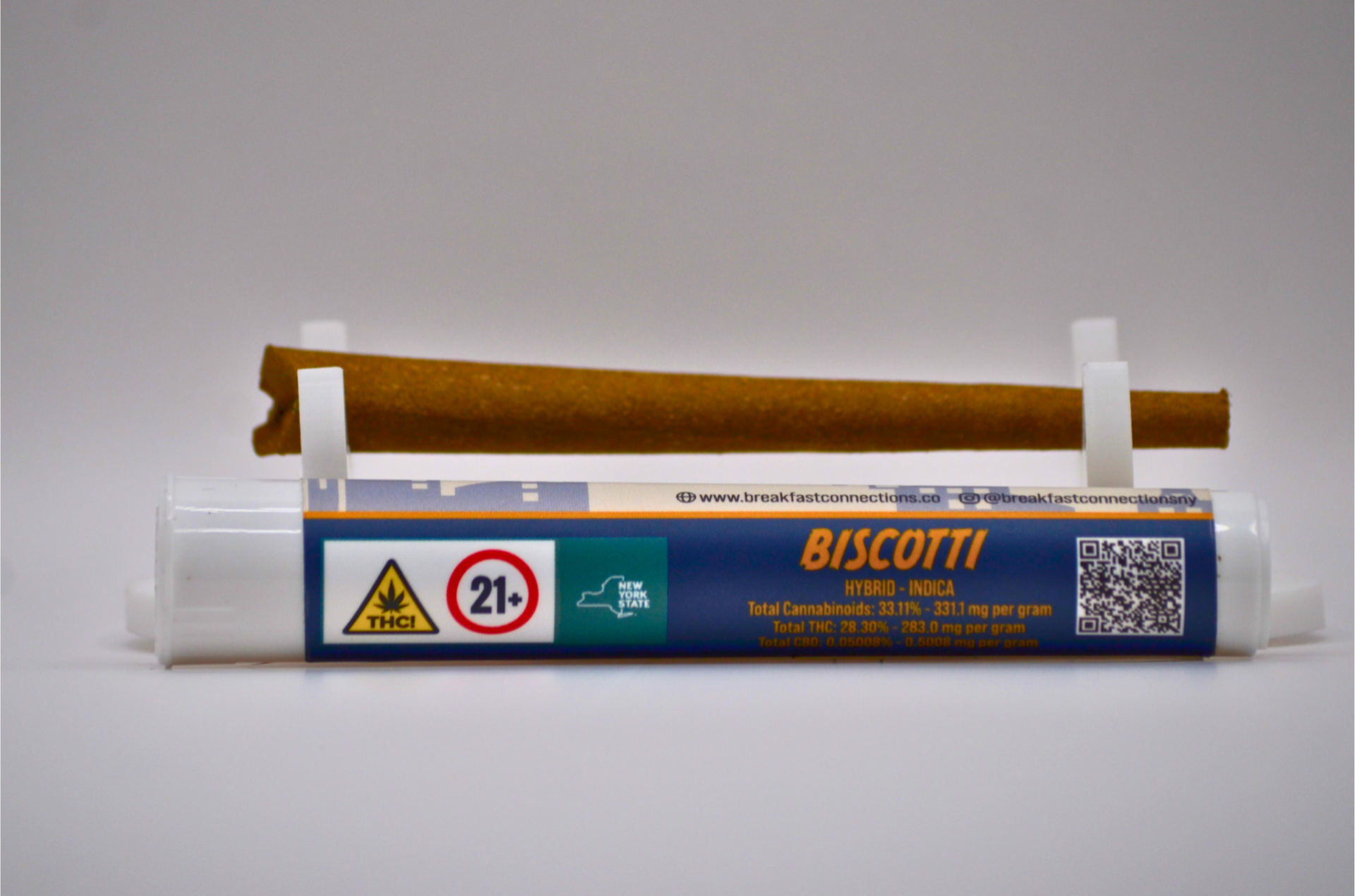 Breakfast Connections Biscotti Blunt (Hybrid Indica) 28.3% {1g}