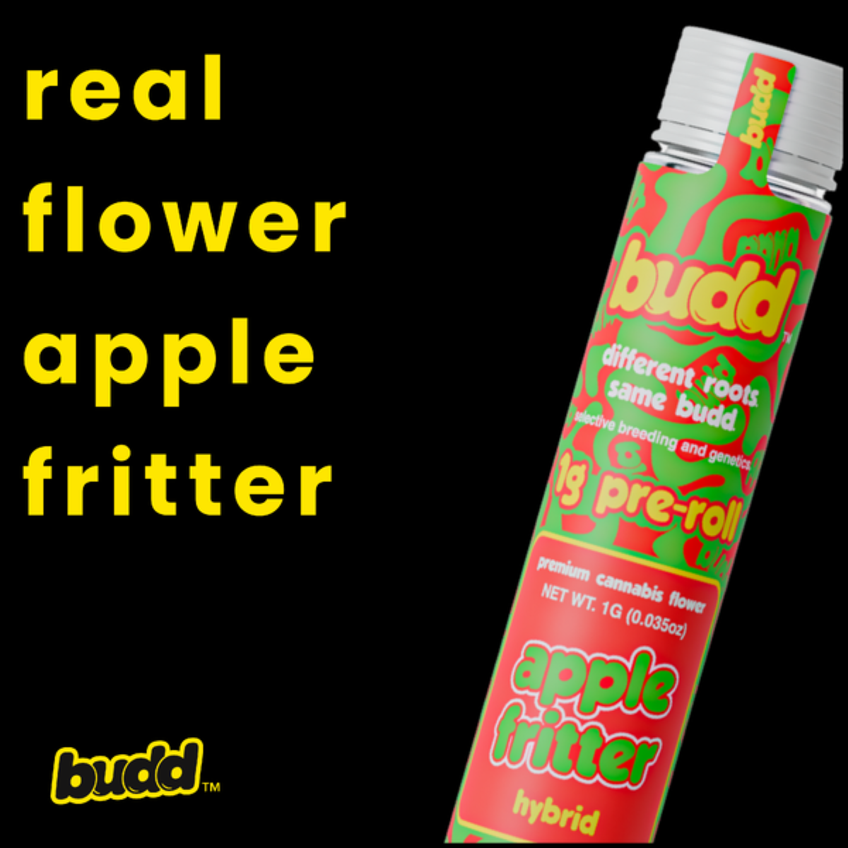 Budd Apple Fritter Pre-Roll (Hybrid) 17.81% {1g}
