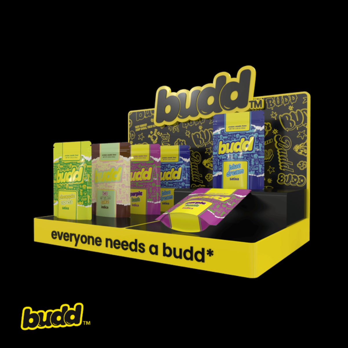 Budd Blue Dream Flower (Sativa) 23.28% {3.5g}