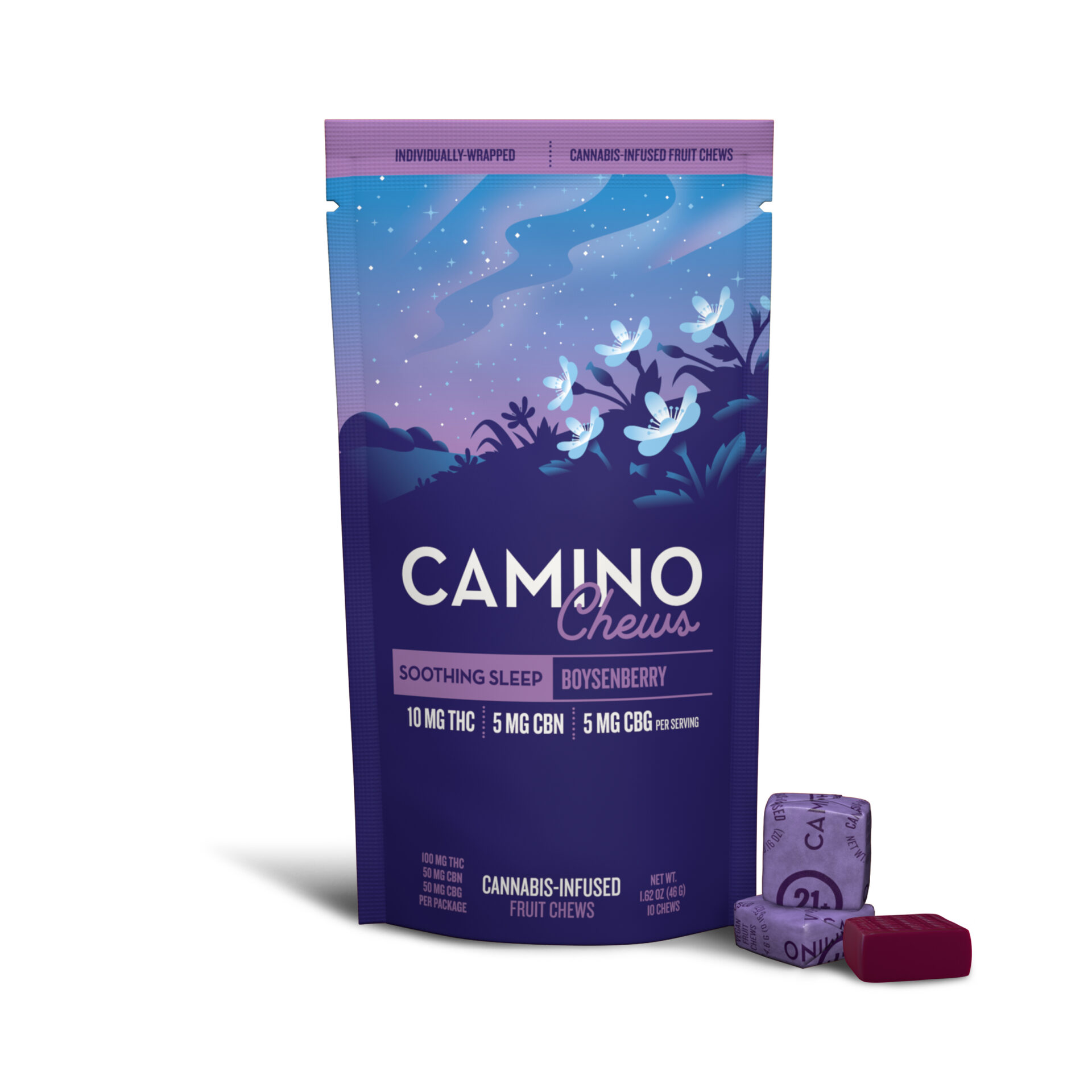 Camino Boysenberry Edible 10-pack (Indica) {100mg}