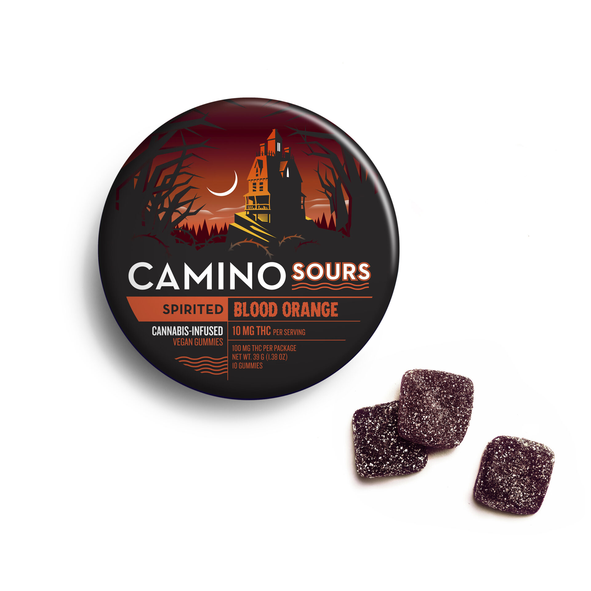 Camino Sours Blood Orange Edibles 10-pack (Hybrid) {100mg}
