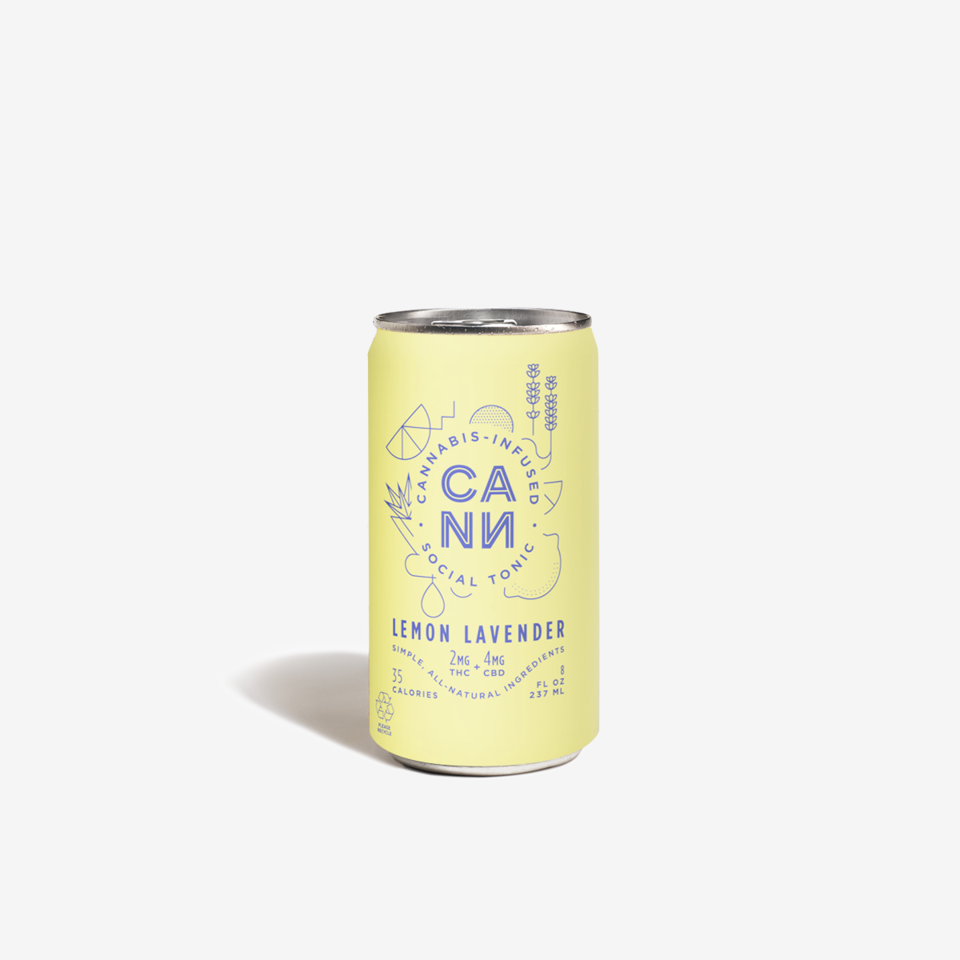 Cann Lemon Lavender Tonic Drink 6-pack {12mg}