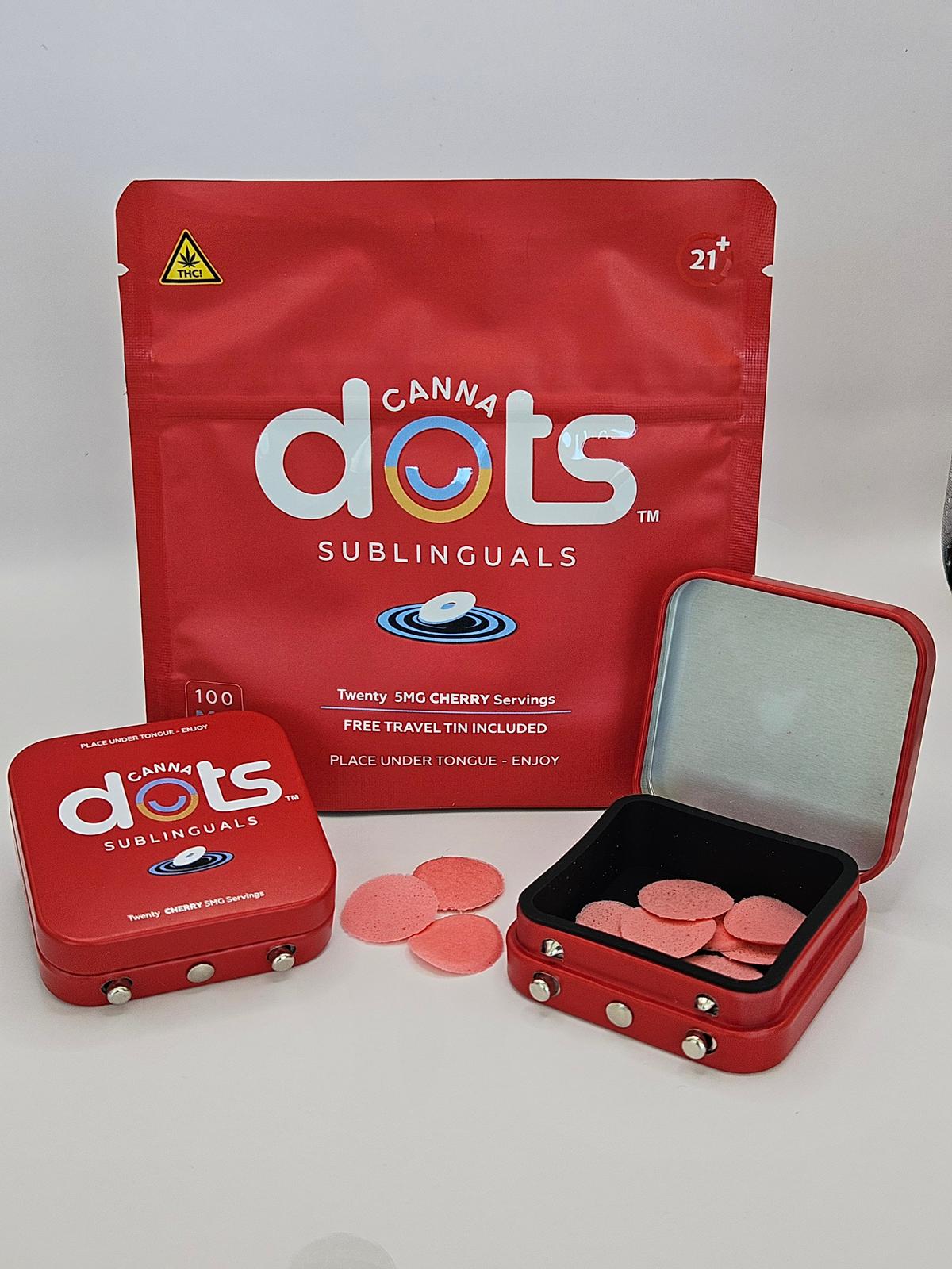 Canna Dots Cherry Sublinguals Tablets/Capsules 20-pack {100mg}