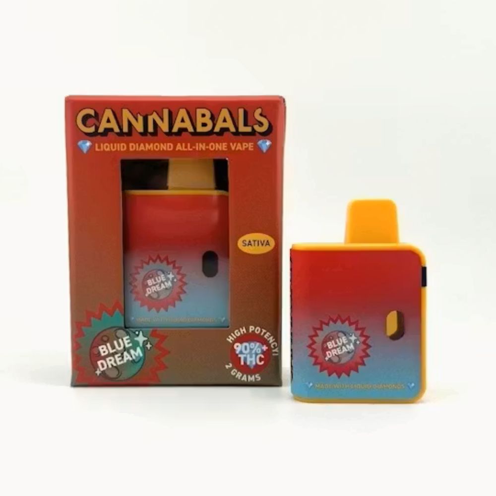 Cannabals Blue Dream Liquid Diamonds All-In-One Vapes (Sativa) 90% {2g}