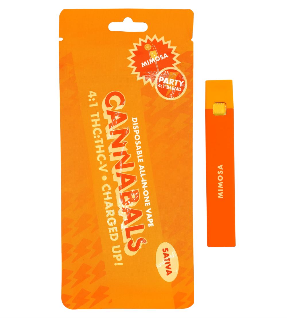 Cannabals Mimosa "Charged Up" Mood State All-In-One Vapes  (Sativa) 57% {1g}