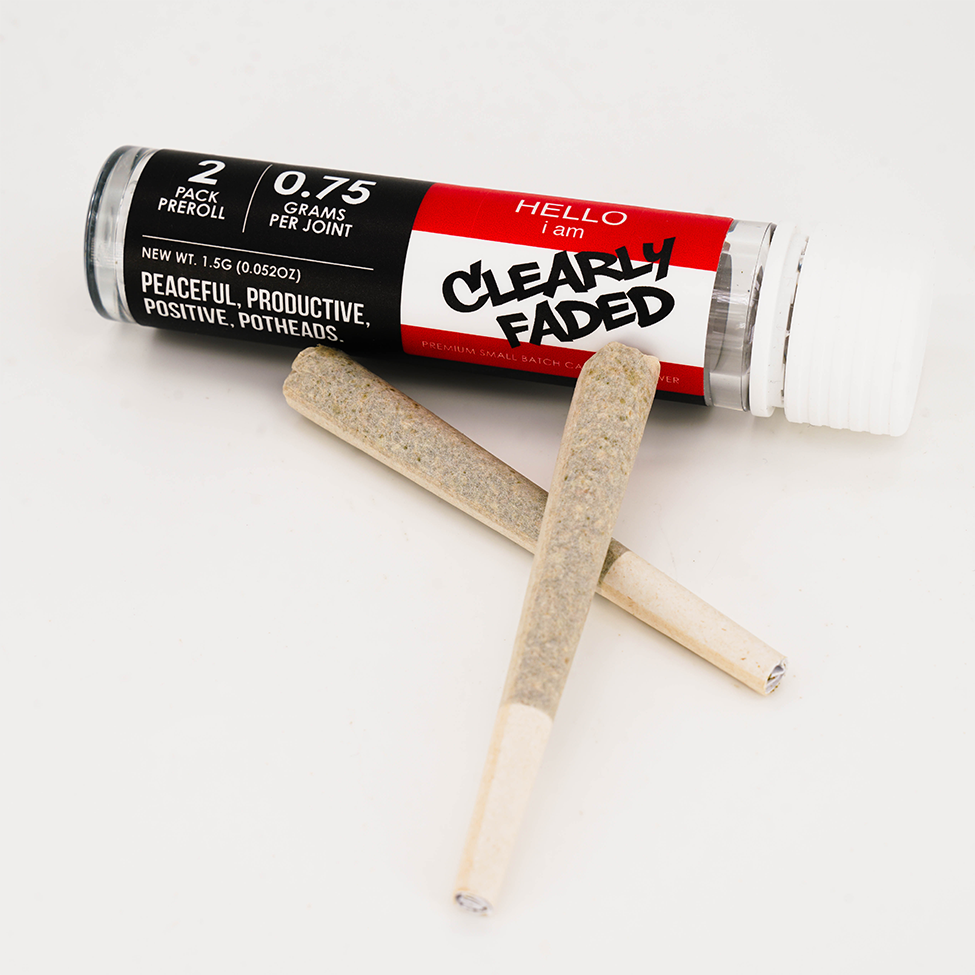 Clearly Faded Mule Fuel Pre-Rolls 2-pack (Indica) 25% {1.5g}