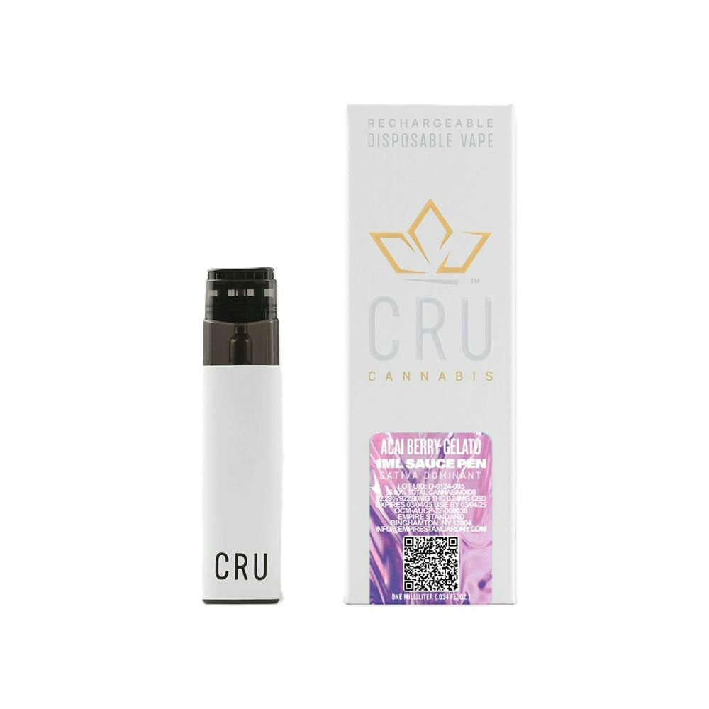Cru Acai Berry Gelato Vape (Sativa) {1g}