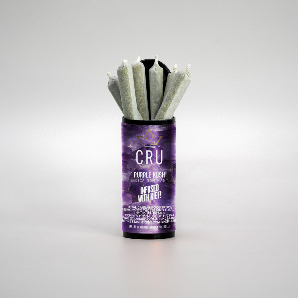 Cru Purple Kush Infused Pre-Roll 6-pack